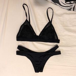 mesh / lace bikini